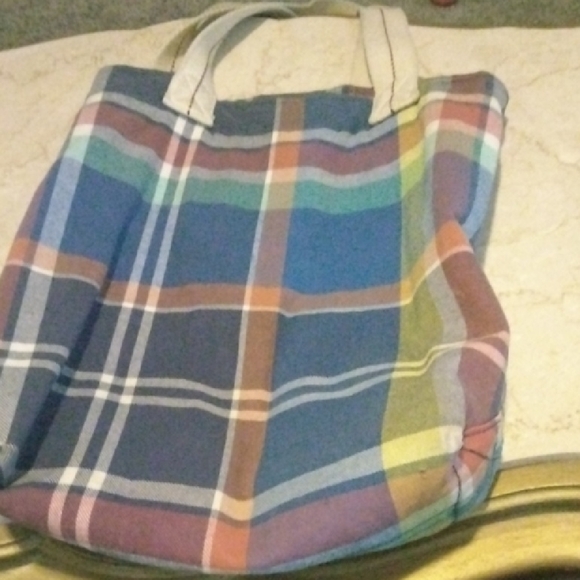 Hollister Multicolor Plaid Tote Bag - Picture 2 of 2